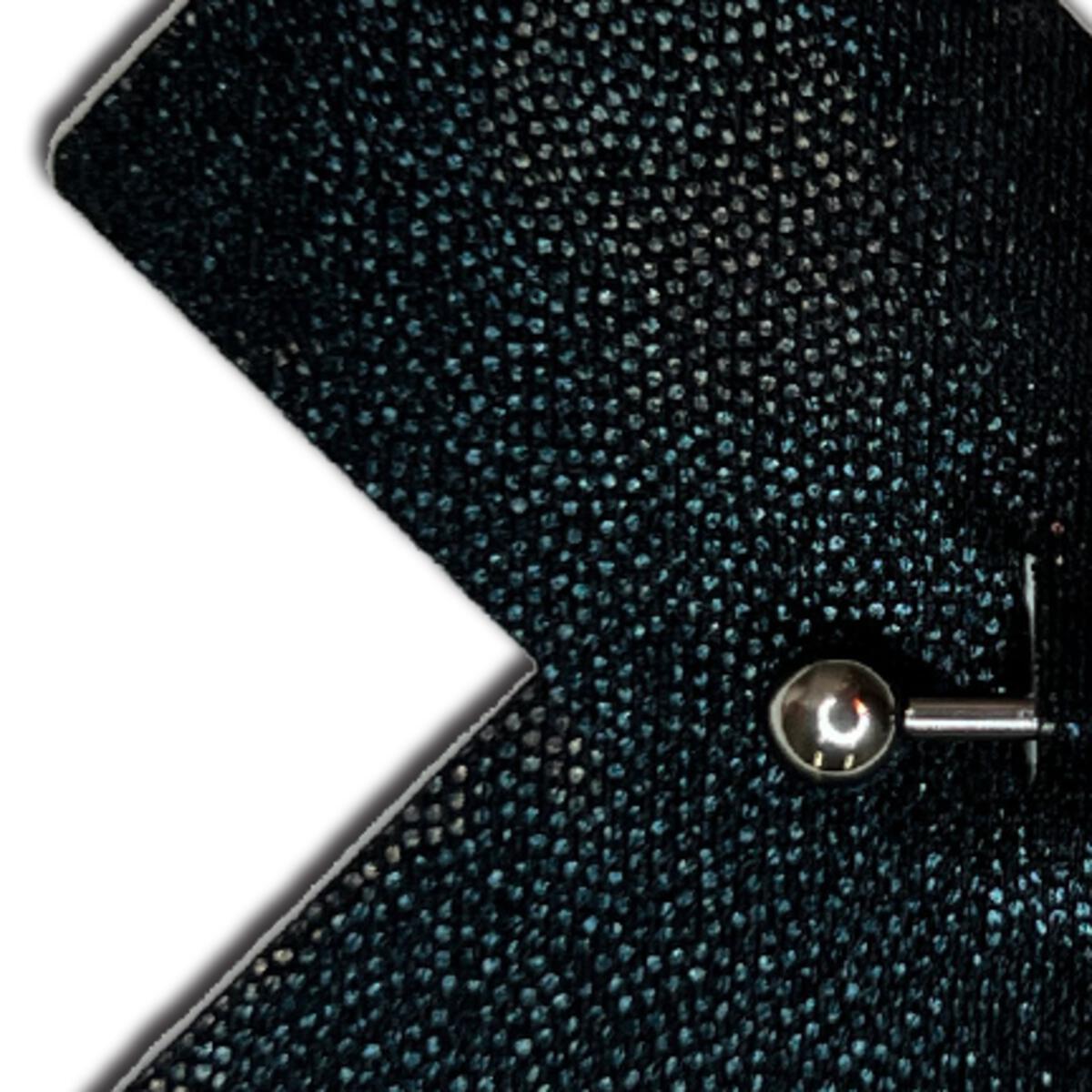 Liquid Black Cross Pierced Pasties