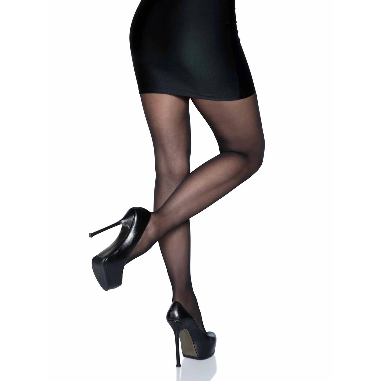 Sheer Crotchless Tights - One Size Fits Most