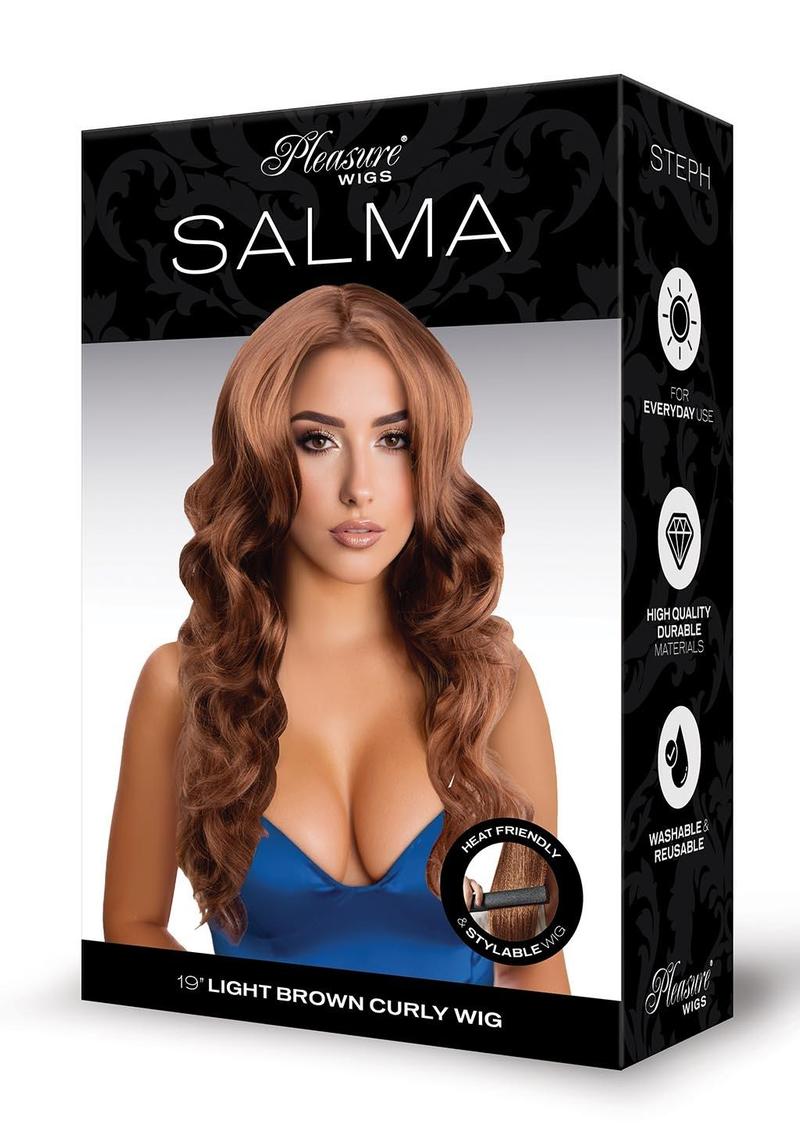 Salma Brown Long Stylable Wig