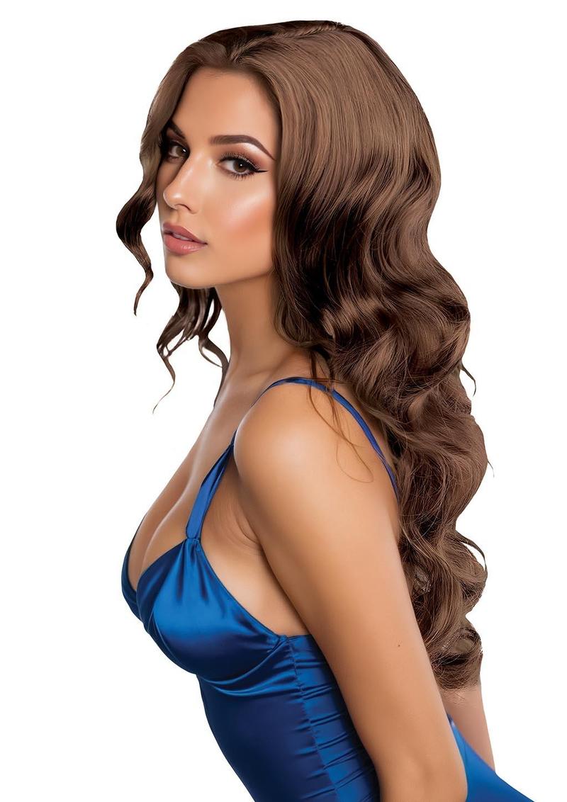 Salma Brown Long Stylable Wig