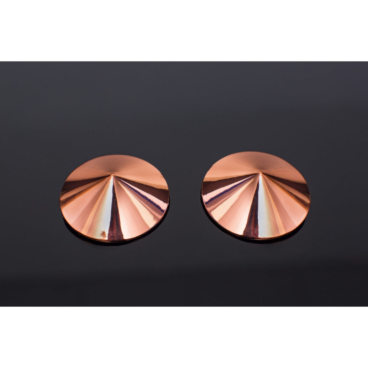 Pleasure Collection Rose Gold Reusable Metal Pasties