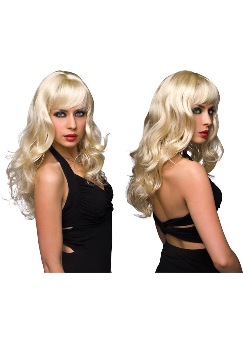 Joey Platinum Blonde Long Stylable Wig