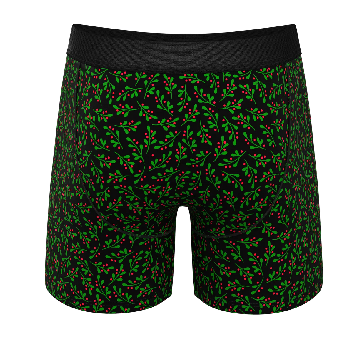 Kiss Me There Mistletoe Pouch Boxer Brief