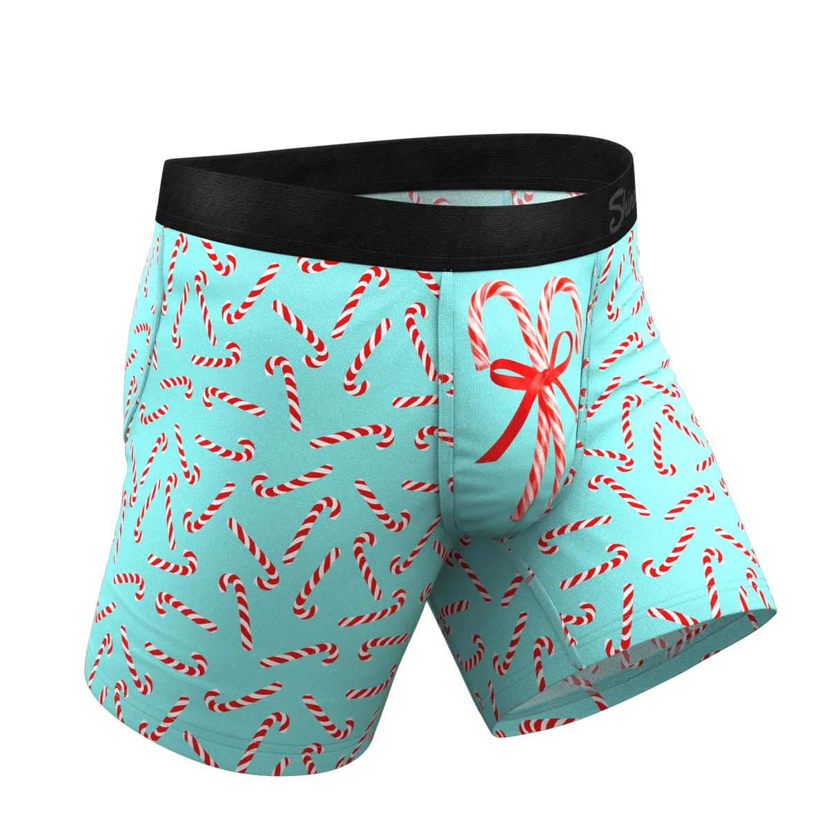 Peppermint Cane Pouch Boxer Brief