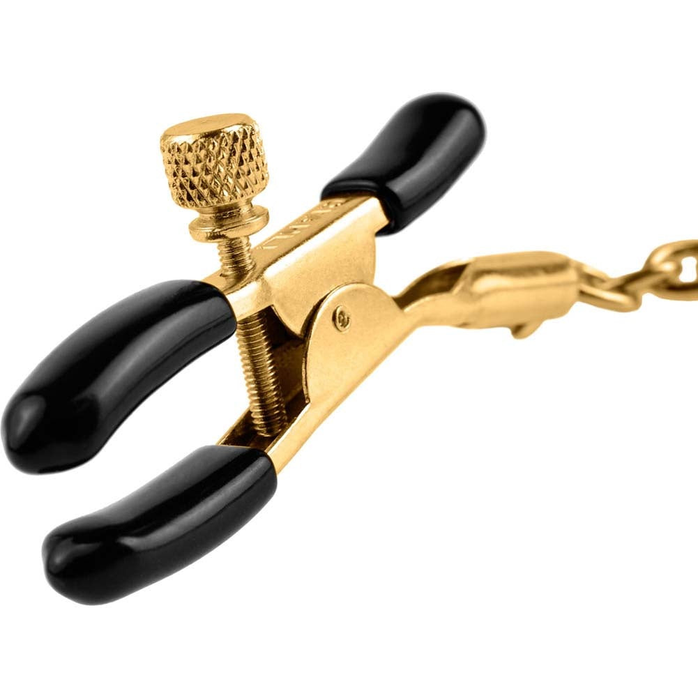 Fetish Fantasy Gold Nipple Clamps