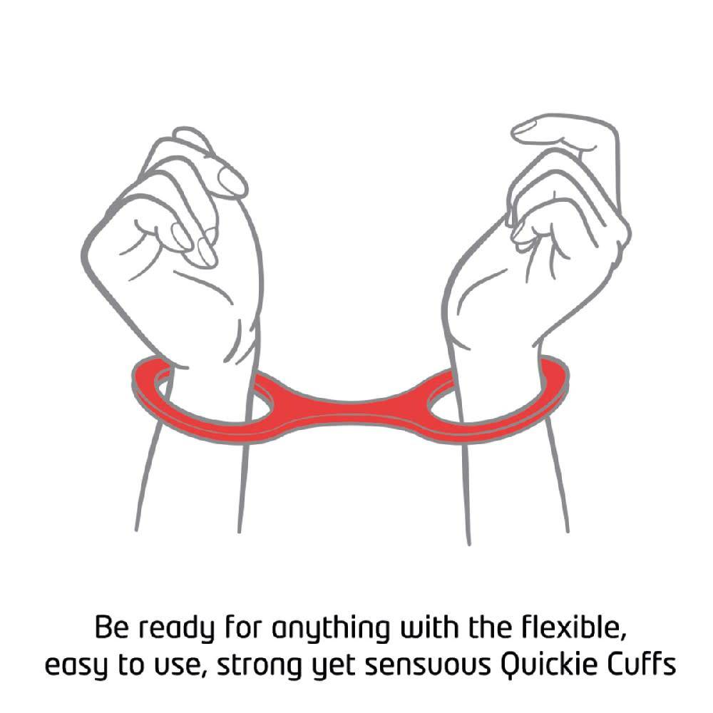 Quickie Cuffs Red - Medium