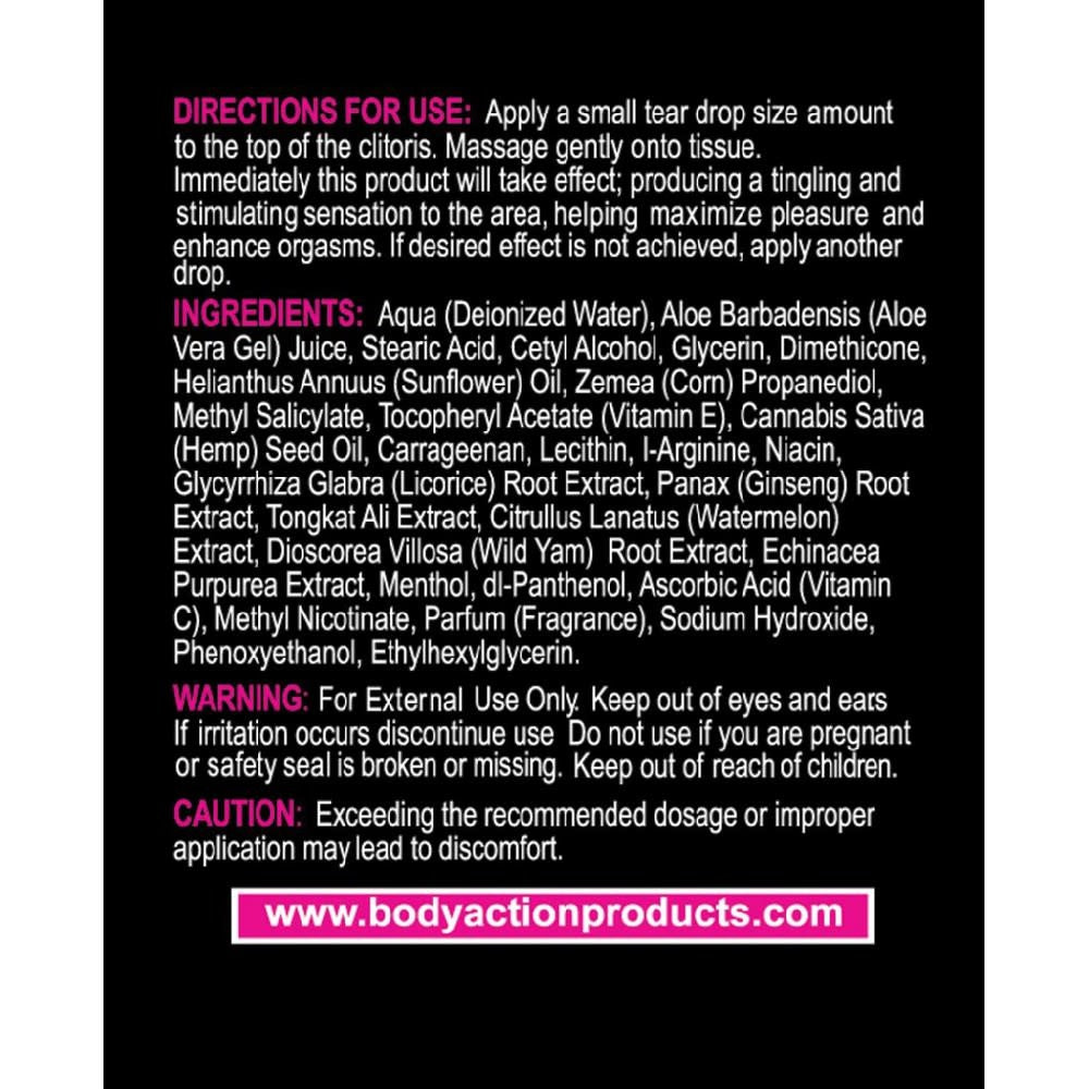 HemPleasure Female Stimulation Cream - Single