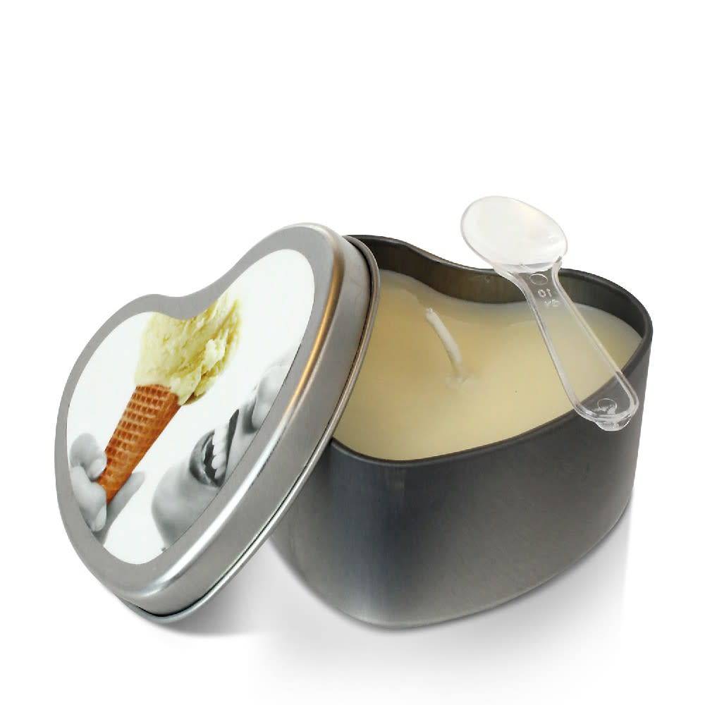 Edible Massage Hemp Candle Vanilla - 4 oz