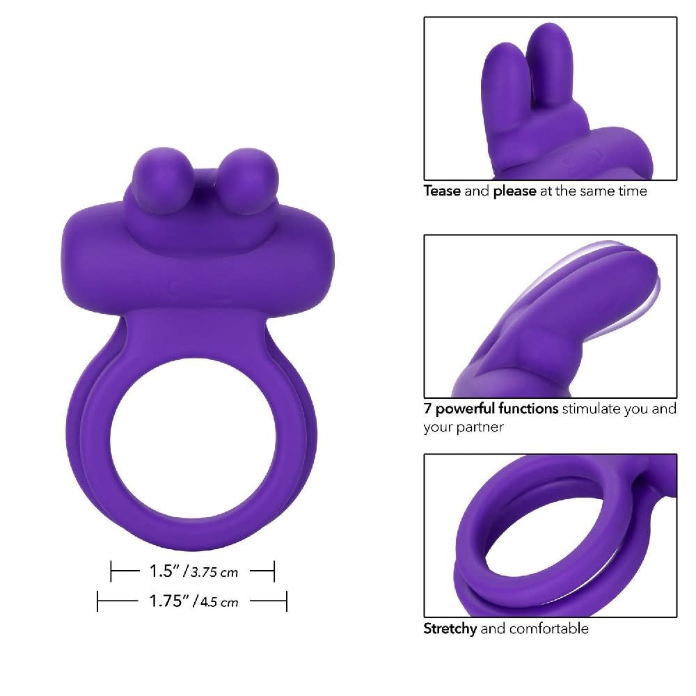 Silicone Rechargeable Dual Rockin' Rabbit