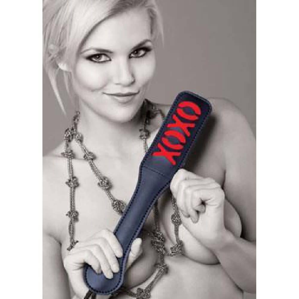 Sex and Mischief XOXO Paddle - Black