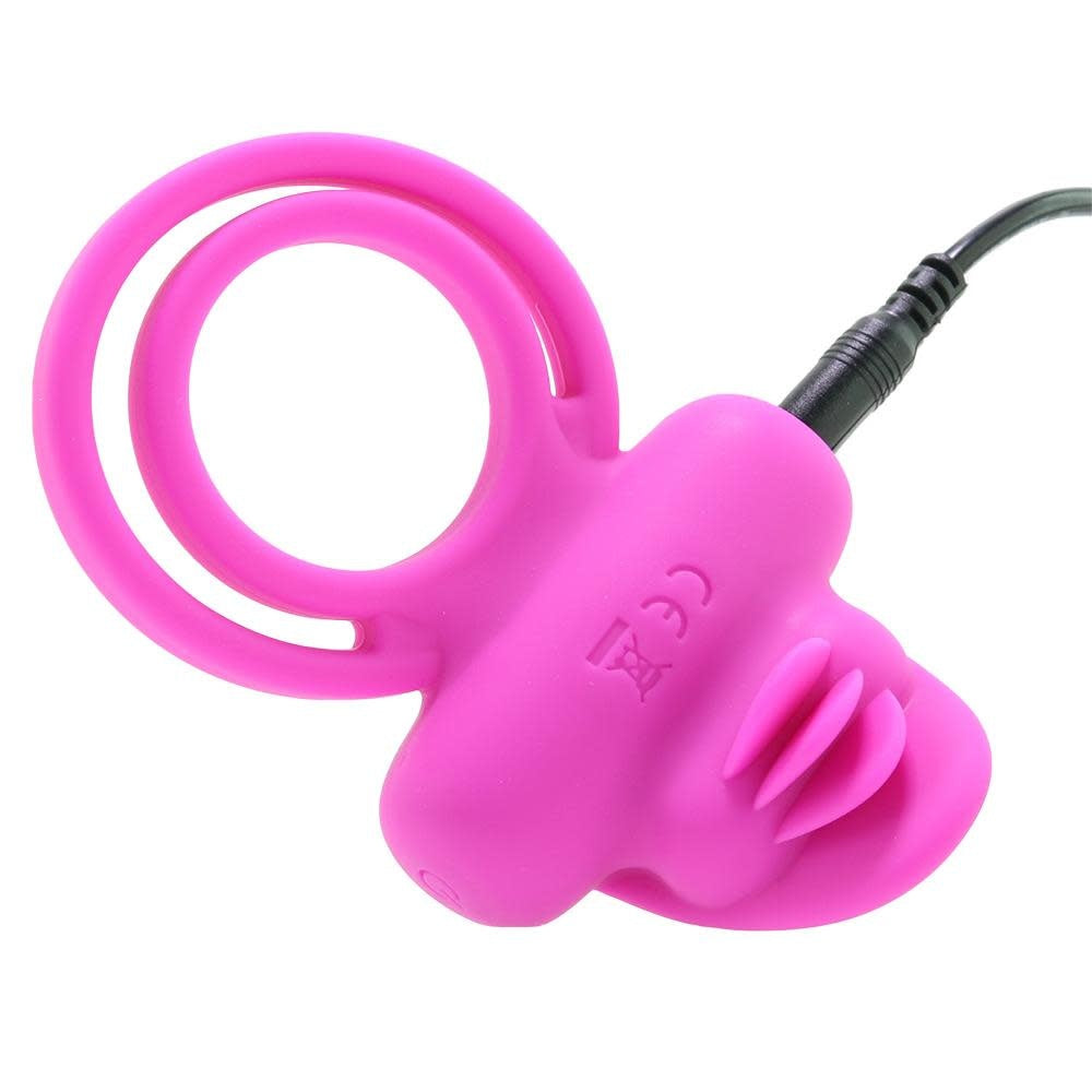Silicone Rechargeable Dual Clit Flicker