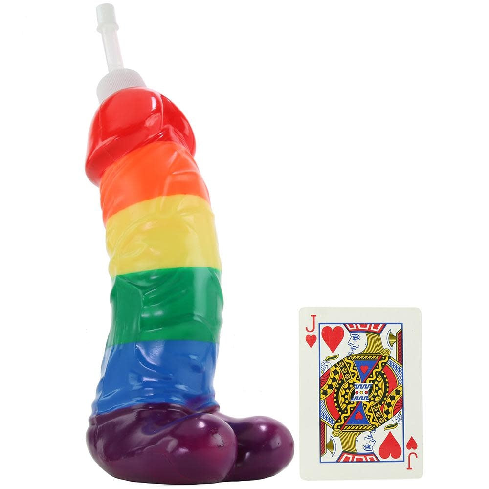 Rainbow Dicky Chug Sports Bottle - 16 oz.