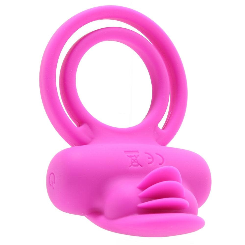 Silicone Rechargeable Dual Clit Flicker