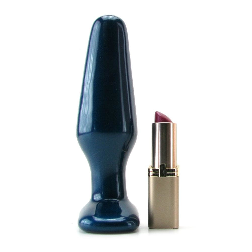 Pretty Ends Iridescent Butt Plug - Medium - Midnight Blue