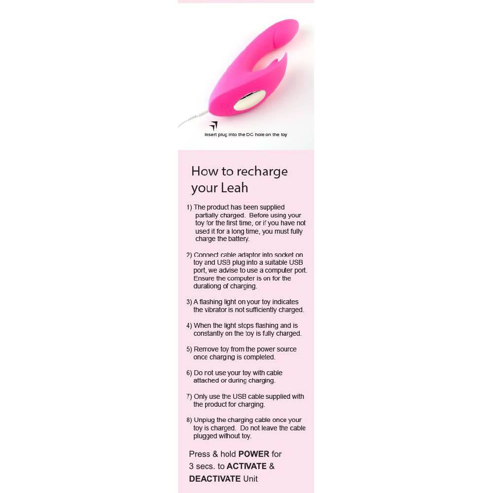 Leah Maia Ergonomic Silicone Rabbit Vibrator