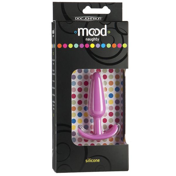 Mood Naughty Silicone Anal Plug Small Pink