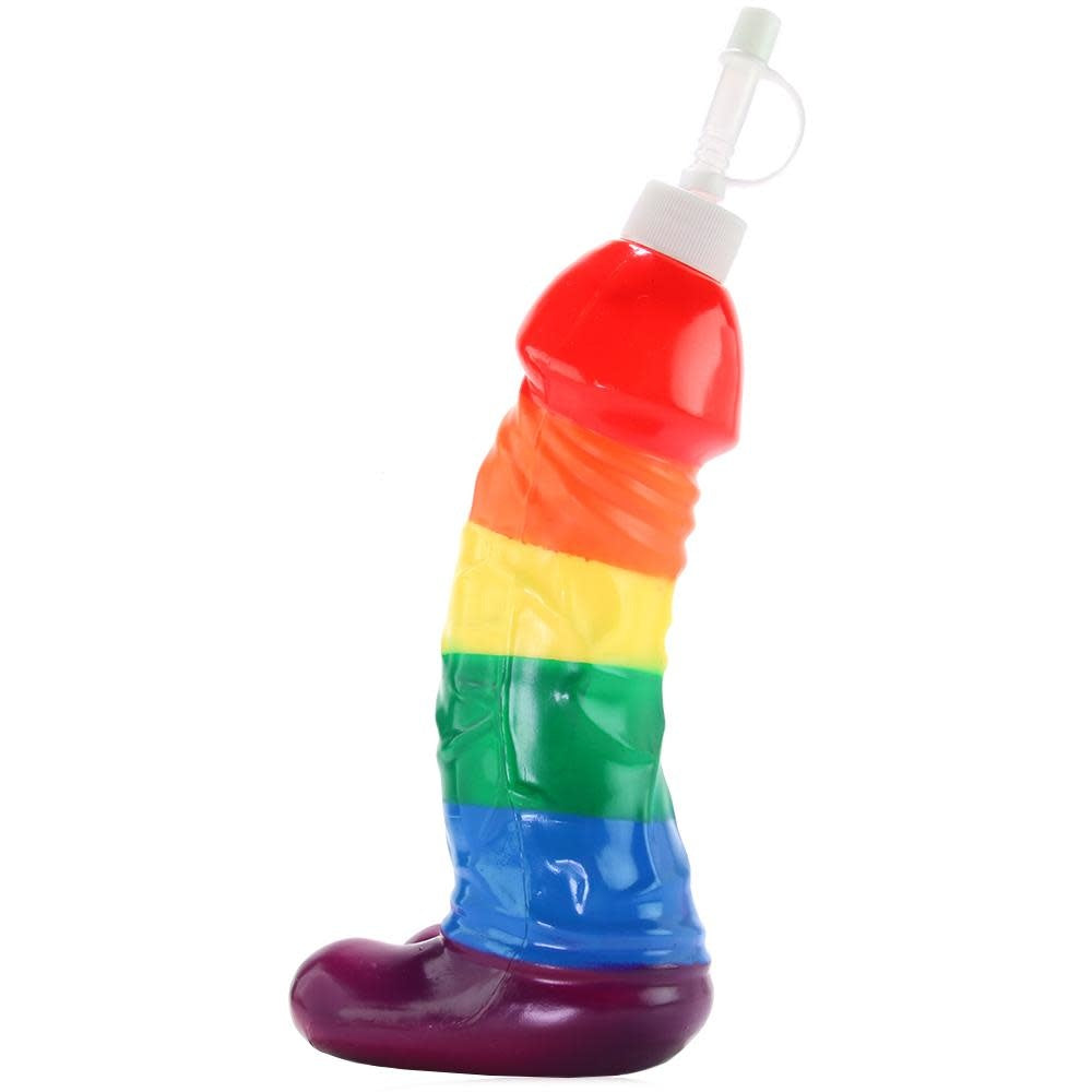 Rainbow Dicky Chug Sports Bottle - 16 oz.