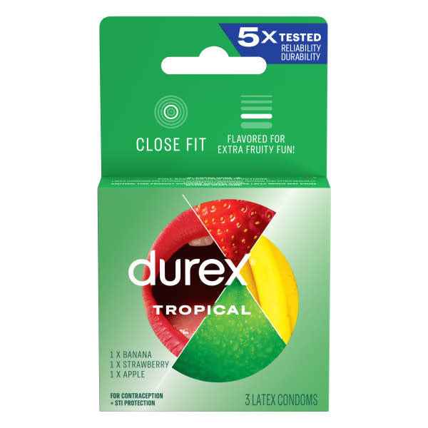 Tropical Flavors Condom 3-pack