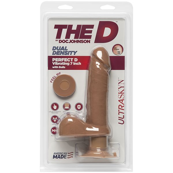 The D - Perfect D 7 Inch Vibrating Caramel