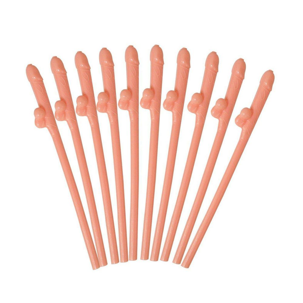 Dicky Sipping Straws - 10 Piece