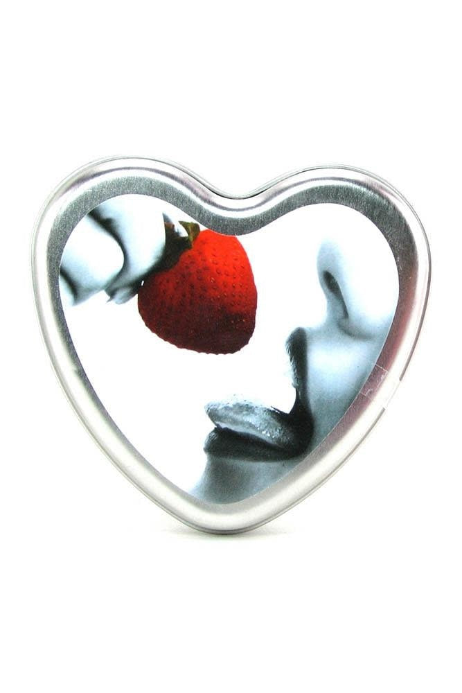 Edible Massage Hemp Candle - Strawberry 4 oz