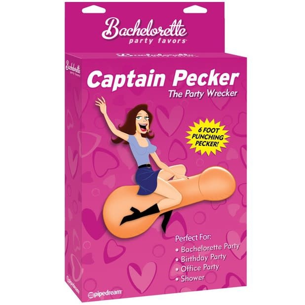 Bachelorette Party Favors Captain Pecker Inflatable