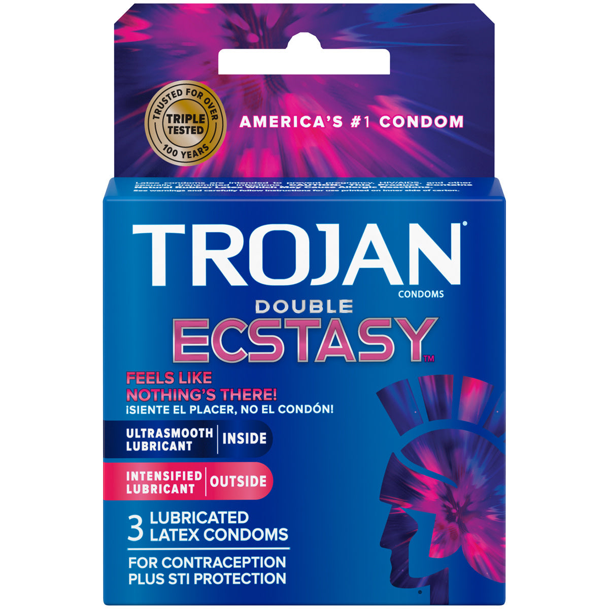 Double Ecstasy Condoms - 3 Pack