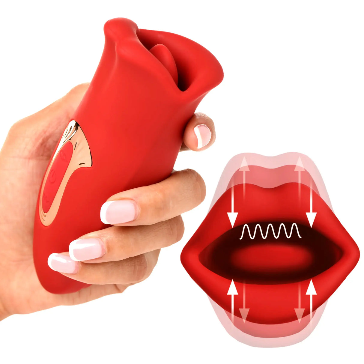 Lickgasm Mini Vibrating Kissing Clitoral Stimulator