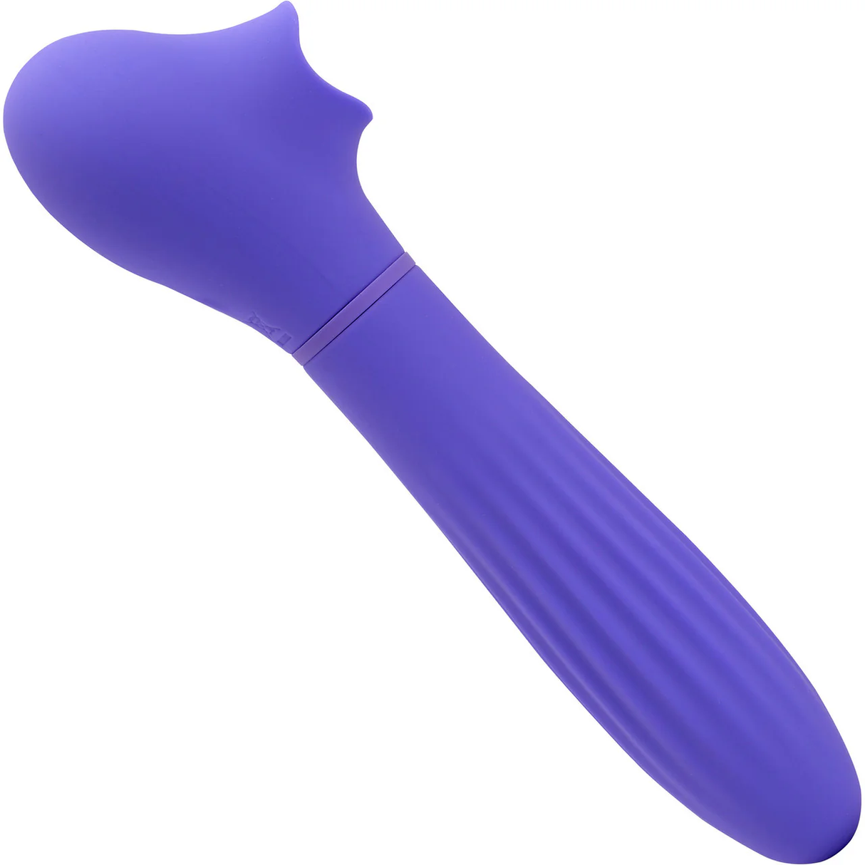 Daisy Thrusting & Flickering Tongue Vibrator With Suction - Violet
