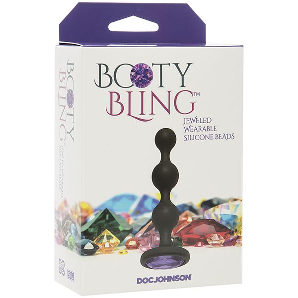 Booty Bling Wearable Jeweled Silicone Beads