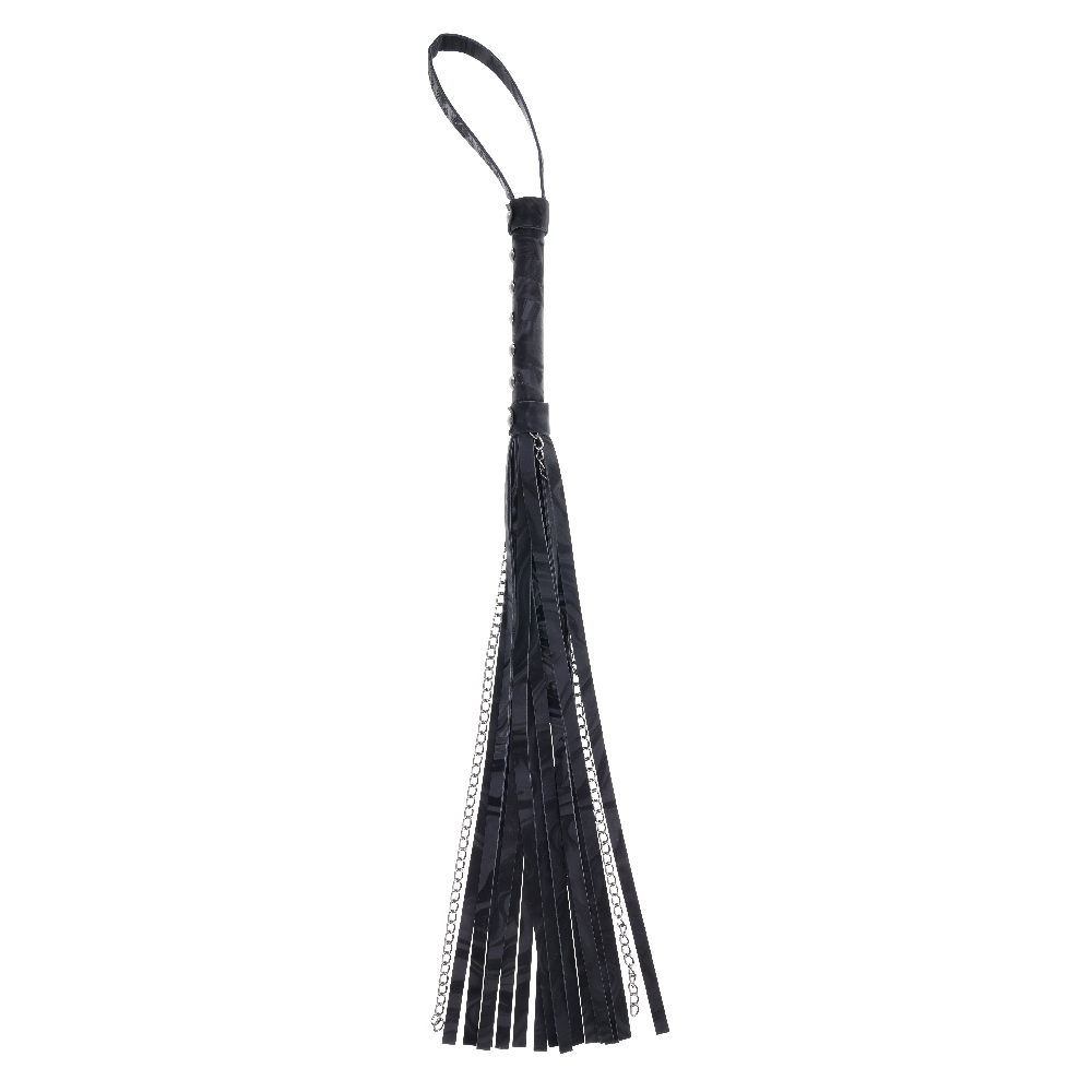 Velvet Noir Chain Flogger