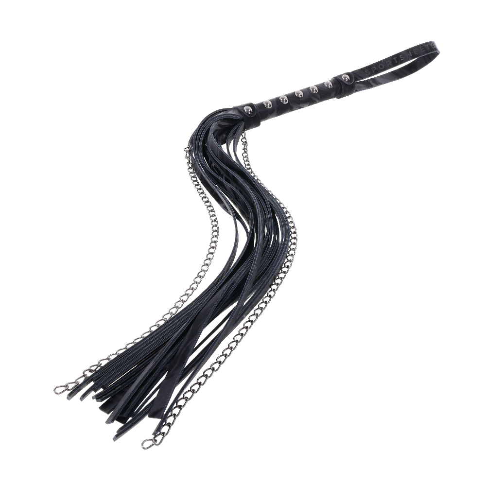 Velvet Noir Chain Flogger