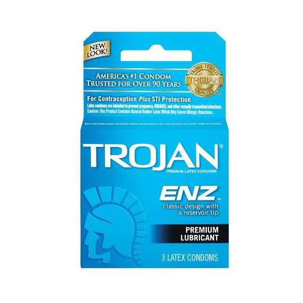ENZ Lubricated Condom 3-pack