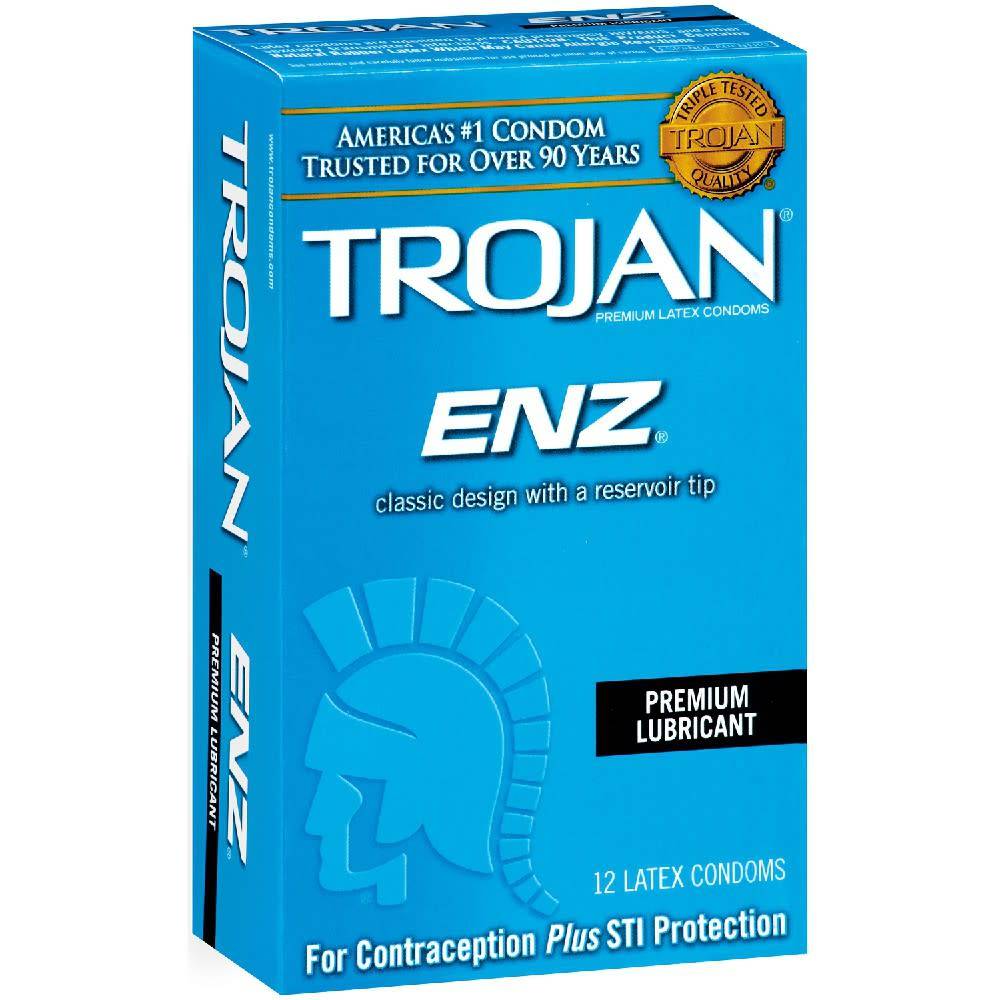 ENZ Lubricated Condom 12-pack