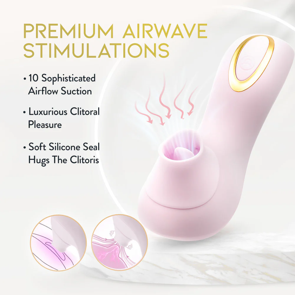 Delice Fleur Fluttering Suction Personal Massager