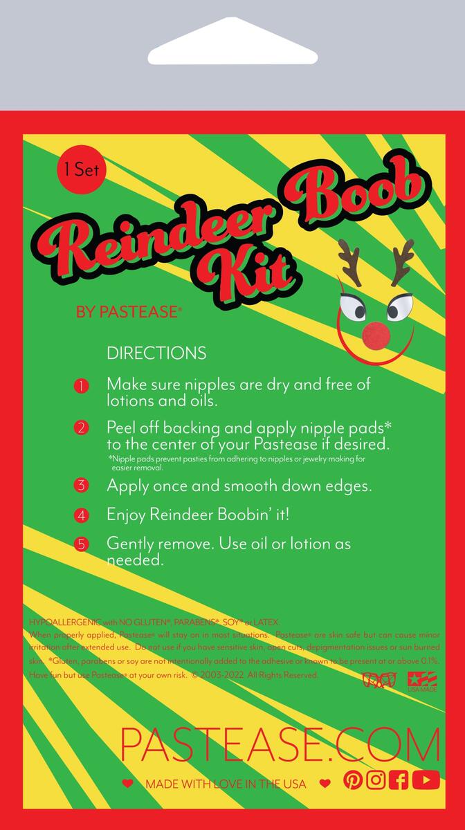 Reindeer Nipple Cover Kit