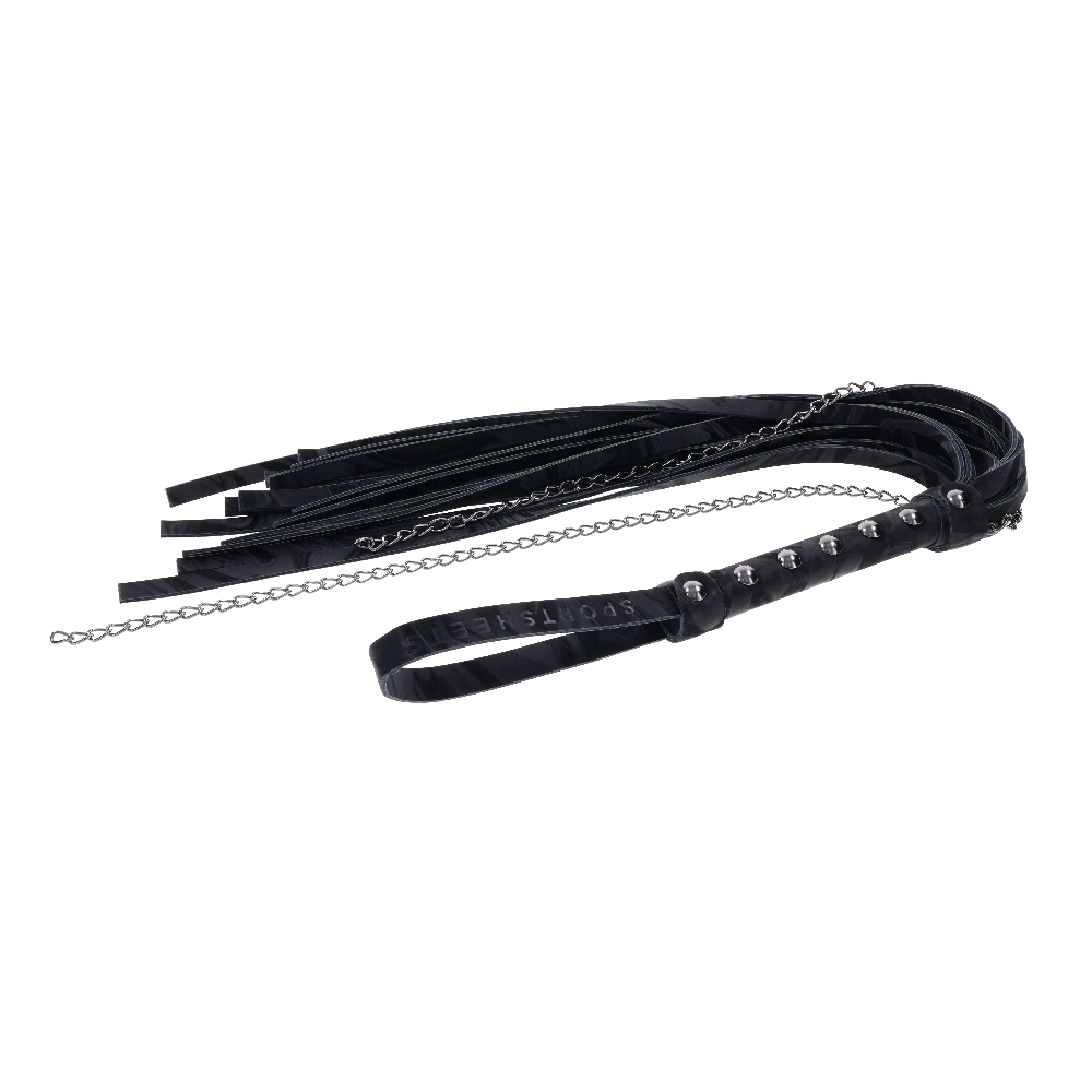 Velvet Noir Chain Flogger