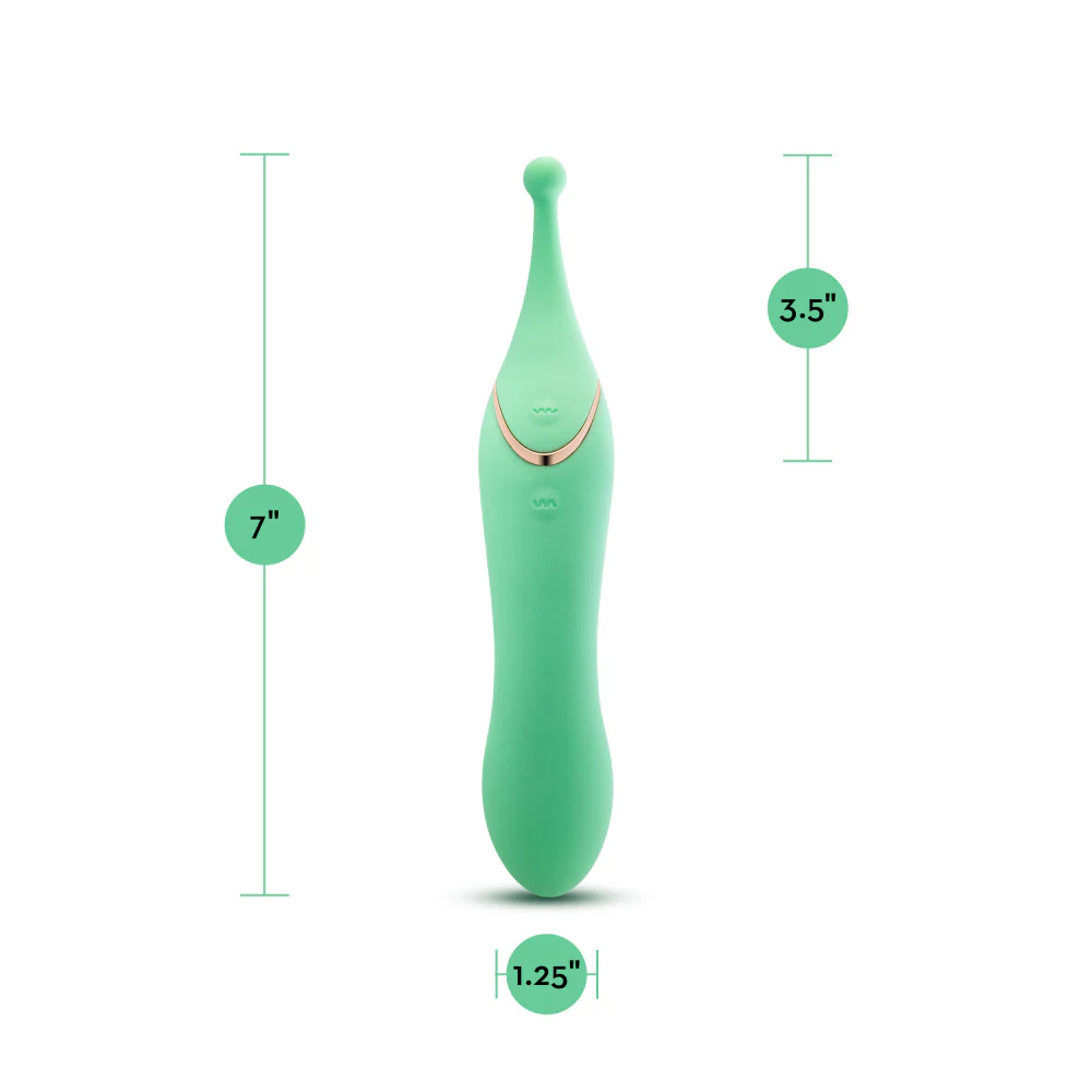 Stella Dual Stim Vibrator - Green