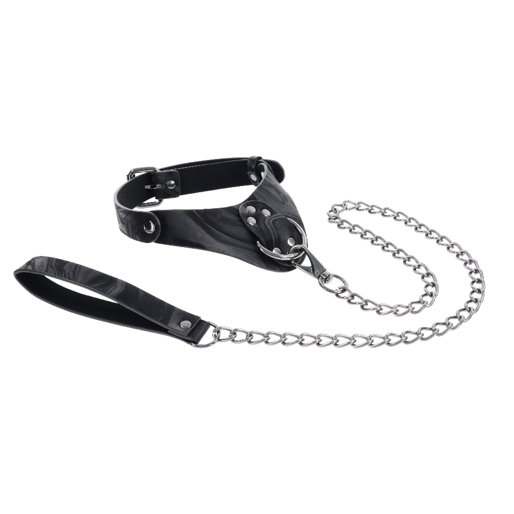 Velvet Noir Collar and Leash