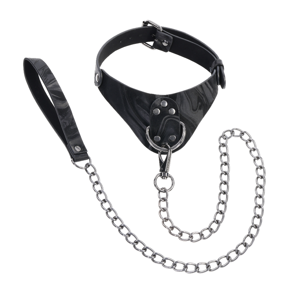 Velvet Noir Collar and Leash