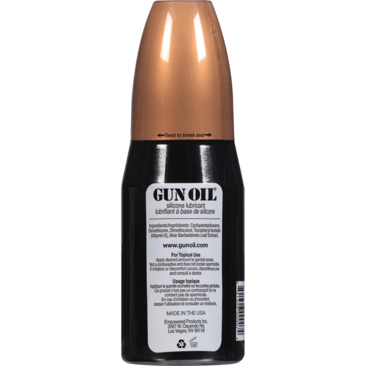 Gun Oil Silicone Based Lubricant - 2 oz.