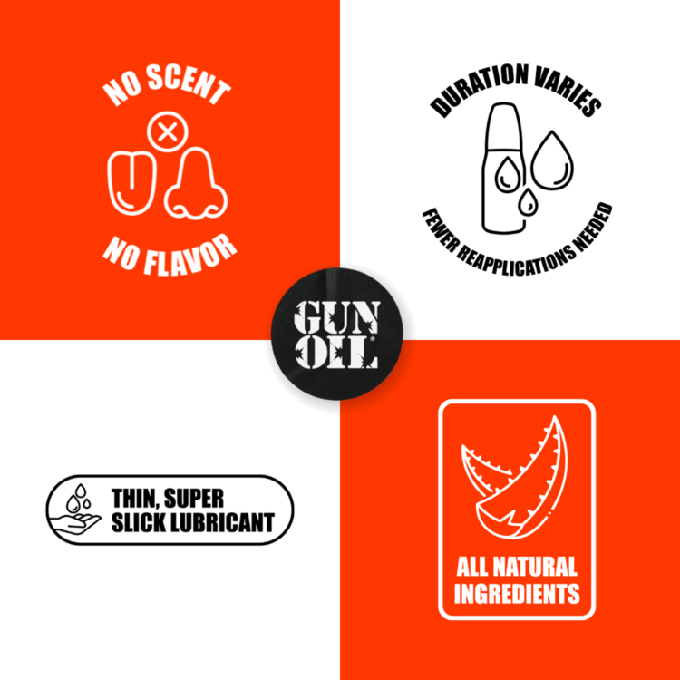 Gun Oil Silicone Based Lubricant - 2 oz.