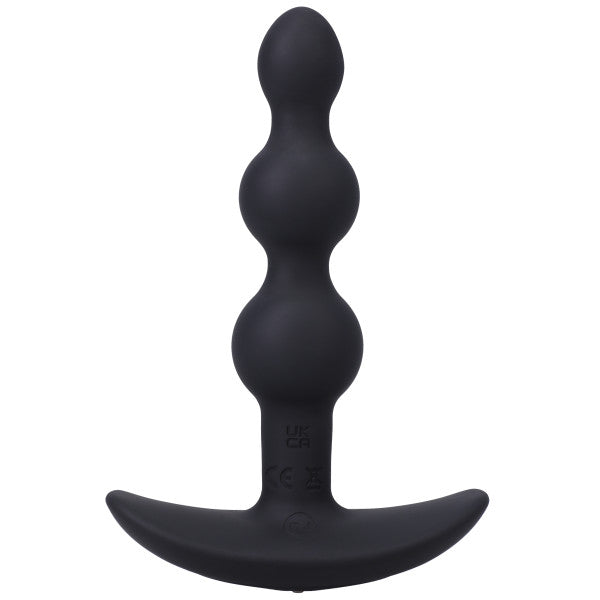 A-Play Beaded Vibrating Plug - Black
