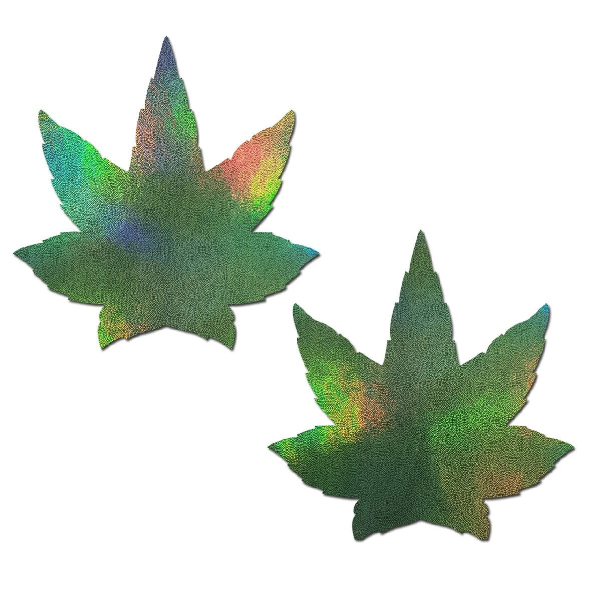 Green Holographic Weed Pasties