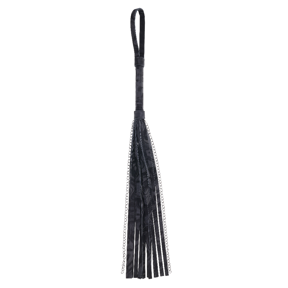 Velvet Noir Chain Flogger