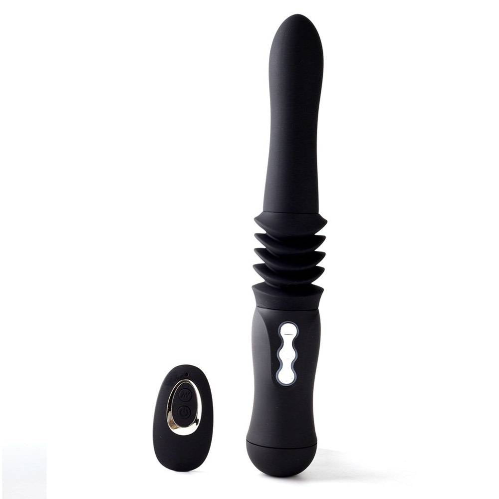 Max Maia Silicone Thrusting Love Machine - Black