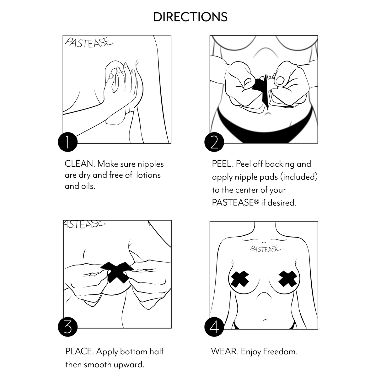 Double Rainbow Glittering Star Pasties