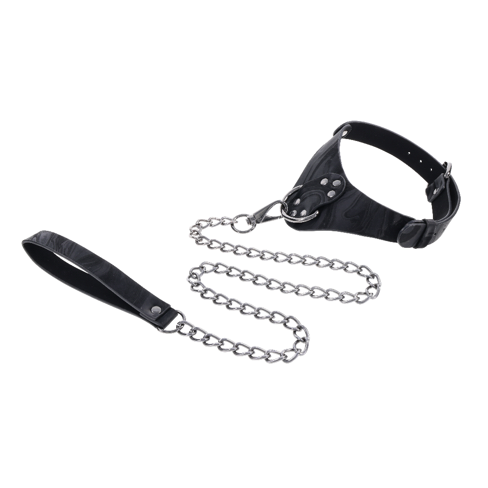 Velvet Noir Collar and Leash