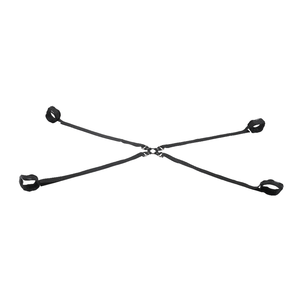 Velvet Noir Adjustable Hog Tie & Cuff Set