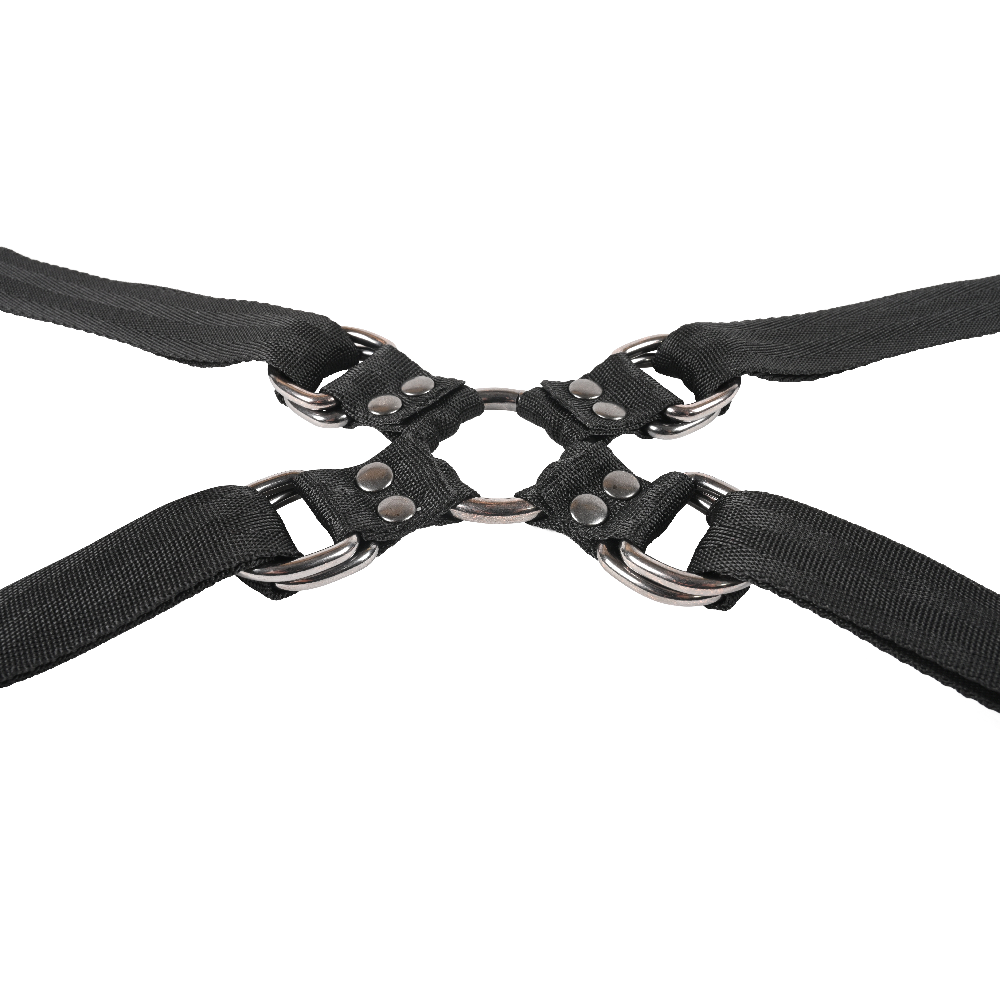 Velvet Noir Adjustable Hog Tie & Cuff Set